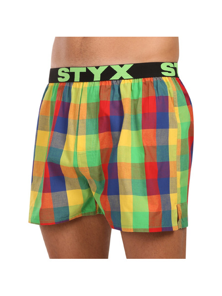 Styx Pánské trenky Styx sportovní guma vícebarevné
