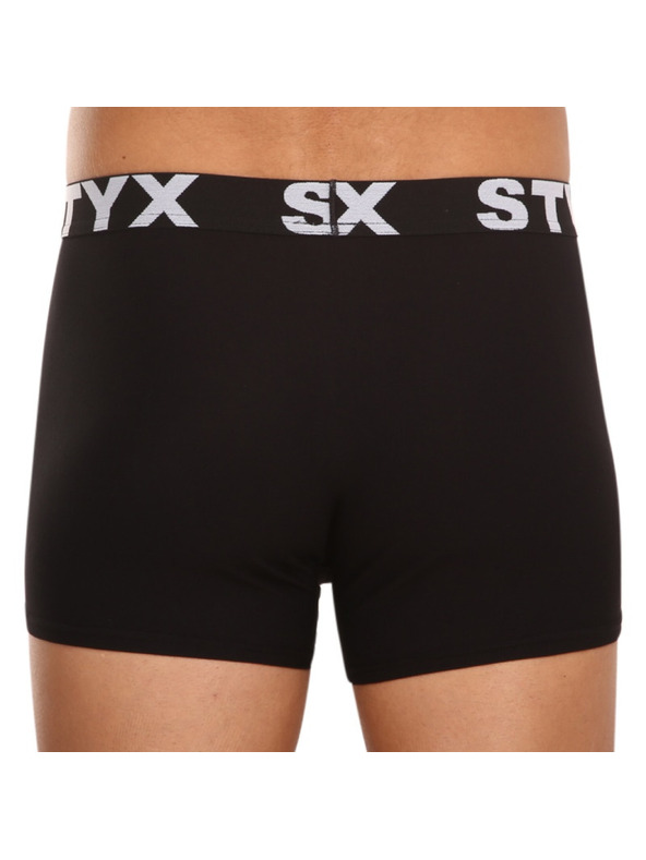 Styx Pánské boxerky Styx sportovní guma černé