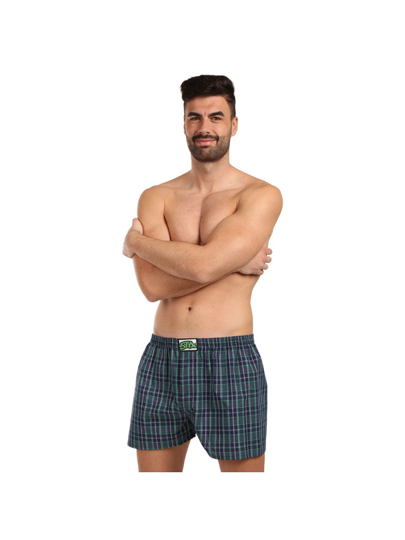 Styx Pánské trenky Styx klasická guma vícebarevné