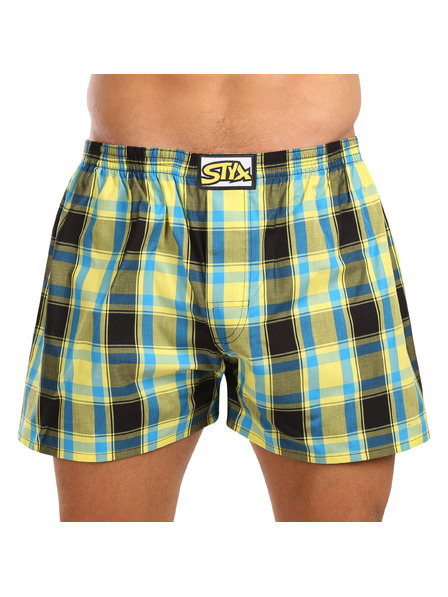 Styx Pánské trenky Styx klasická guma nadrozměr vícebarevné