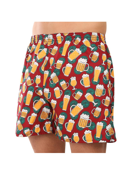 Styx Pánské domácí trenky s kapsami Styx pivo