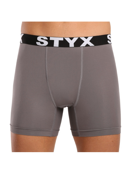 Styx Pánské funkční boxerky Styx tmavě šedé