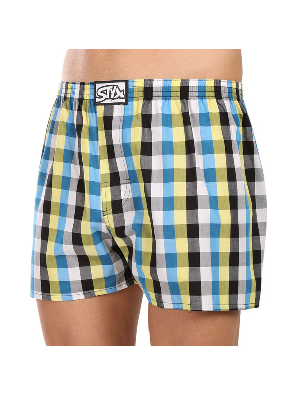 Styx Pánské trenky Styx klasická guma nadrozměr vícebarevné