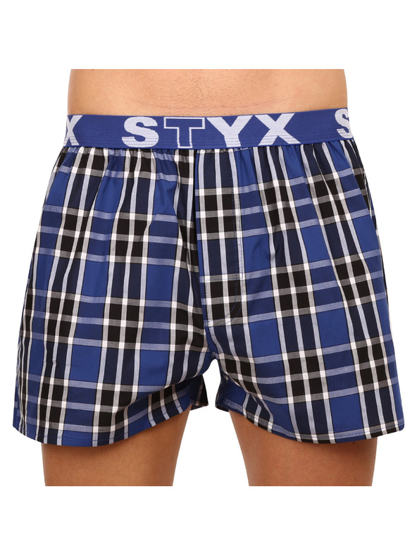 Styx Sada tří - pánské trenky Styx sportovní guma vícebarevné