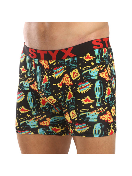 Styx Pánské boxerky Styx long art sportovní guma toohot