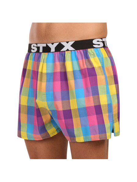 Styx Pánské trenky Styx sportovní guma vícebarevné