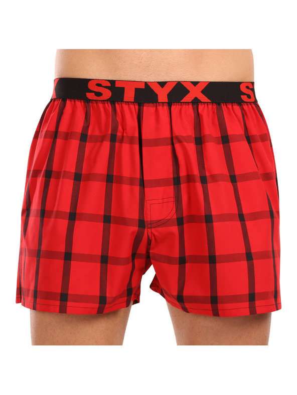 Styx Sada tří - pánské trenky Styx sportovní guma vícebarevné