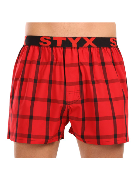 Styx Sada tří - pánské trenky Styx sportovní guma vícebarevné