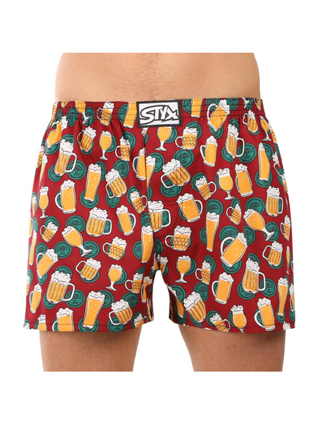 Styx Pánské trenky Styx art klasická guma pivo
