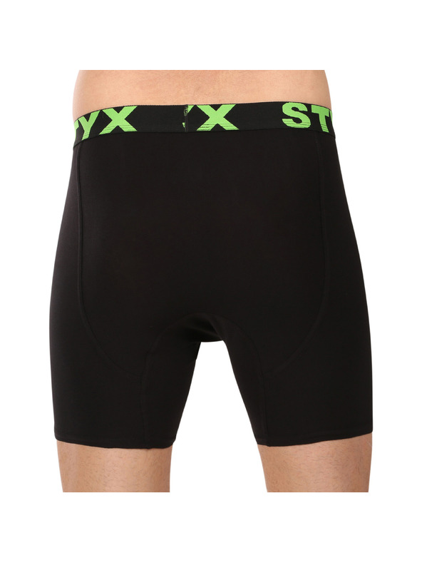 Styx Pánské boxerky Styx long sportovní guma černé