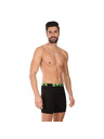 Styx Pánské boxerky Styx long sportovní guma černé
