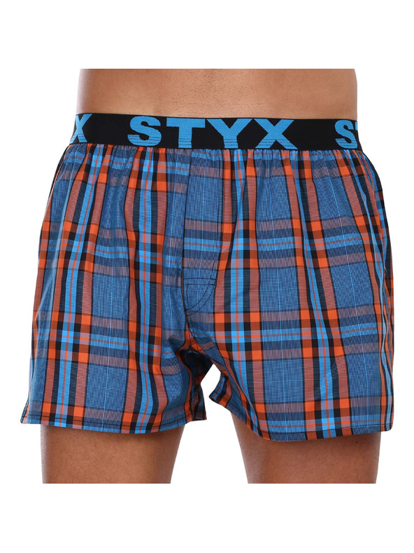 Styx Sada tří - pánské trenky Styx sportovní guma vícebarevné