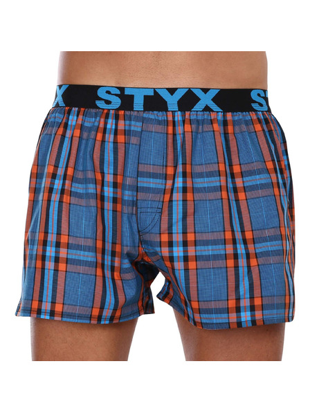 Styx Sada tří - pánské trenky Styx sportovní guma vícebarevné