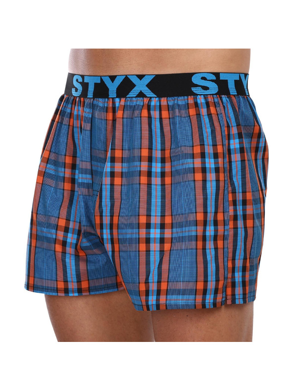 Styx Sada tří - pánské trenky Styx sportovní guma vícebarevné