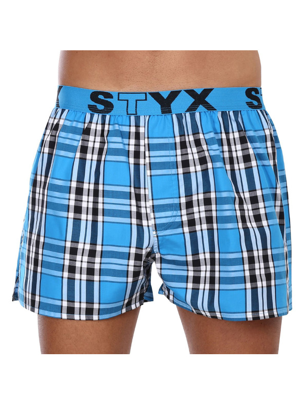 Styx Sada tří - pánské trenky Styx sportovní guma vícebarevné