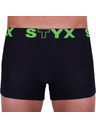Styx Sada pěti - pánské boxerky Styx sportovní guma nadrozměr vícebarevné
