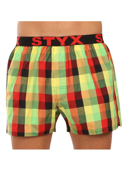 Styx Pánské trenky Styx sportovní guma vícebarevné
