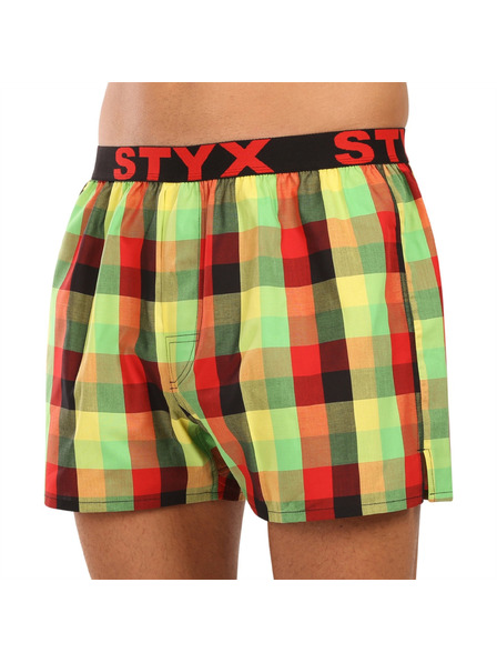 Styx Pánské trenky Styx sportovní guma vícebarevné