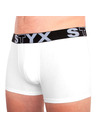 Styx Sada tří pánských boxerek v modré a bílé barvě Styx