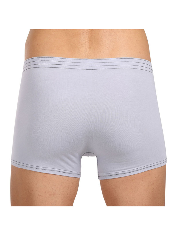 Styx Pánské boxerky Styx klasická guma světle šedá