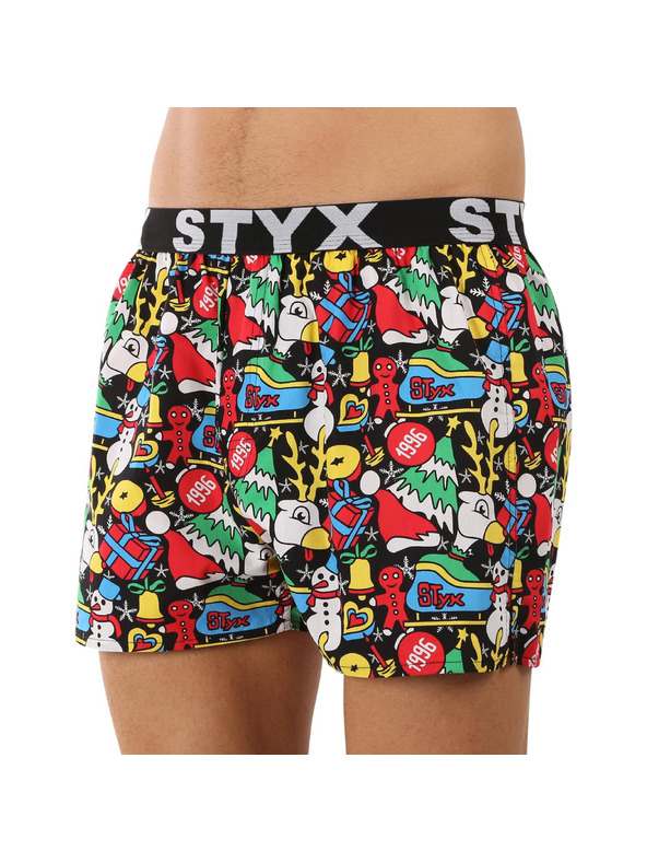 Styx Pánské trenky Styx art sportovní guma Vánoce