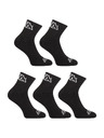 Styx 5PACK ponožky Styx kotníkové černé
