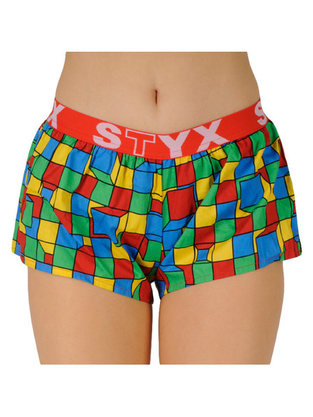 Styx Dámské trenky Styx art sportovní guma kostky