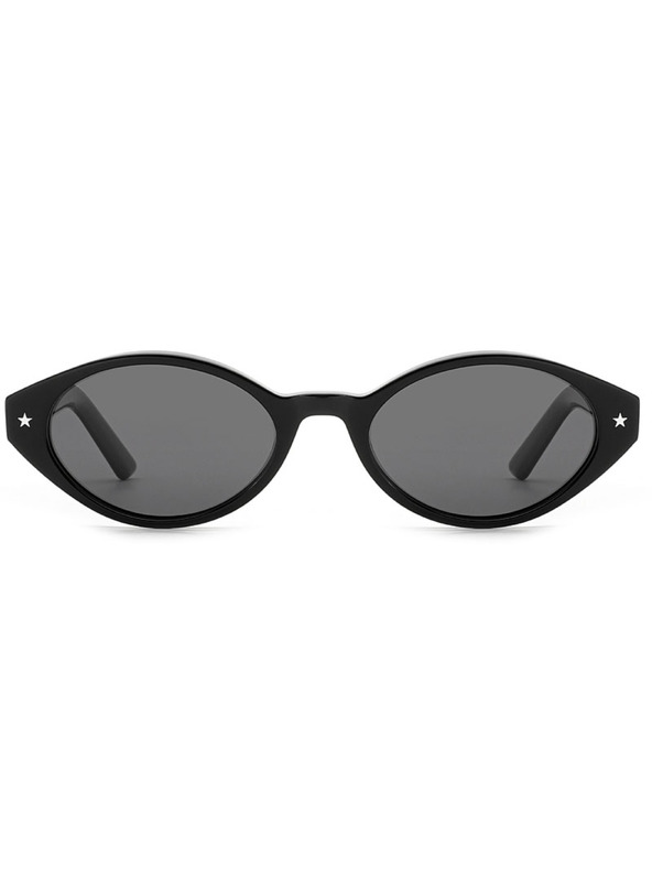 VEYREY VeyRey dámské cat-eye acetátové polarizační sluneční brýle Aest černá obruba černá skla