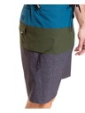 Meatfly Meatfly pánské plavky Mitch Boardshorts 21" Olive / Super Teal