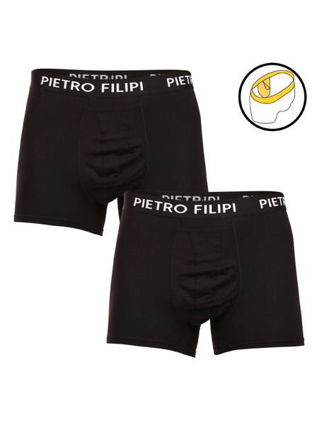 Pietro Filipi Sada dvou - pánské boxerky Pietro Filipi balls holder černé