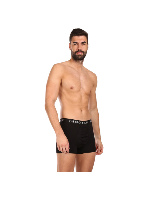 Pietro Filipi Sada dvou - pánské boxerky Pietro Filipi balls holder černé