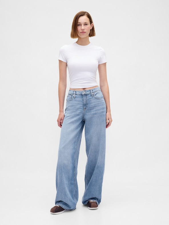 GAP Džíny Mid Rise UltraSoft Baggy GAP