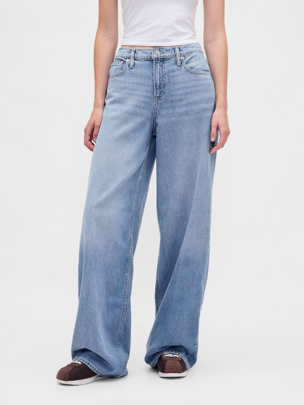 GAP Džíny Mid Rise UltraSoft Baggy GAP