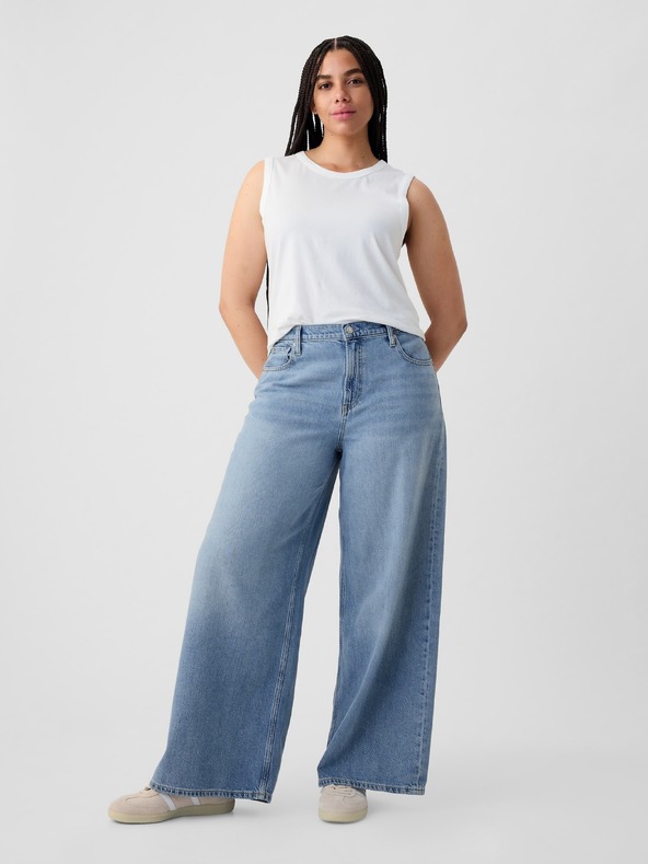 GAP Džíny Mid Rise UltraSoft Baggy GAP