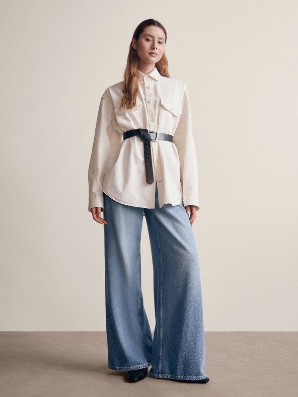 GAP Džíny Mid Rise UltraSoft Baggy GAP