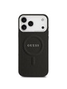 Guess Guess PU Saffiano MagSafe Zadní Kryt pro iPhone 17 Pro Max Black