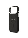 Guess Guess PU Saffiano MagSafe Zadní Kryt pro iPhone 17 Pro Max Black