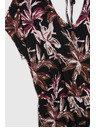 Moodo Overal s květinami černý Moodo