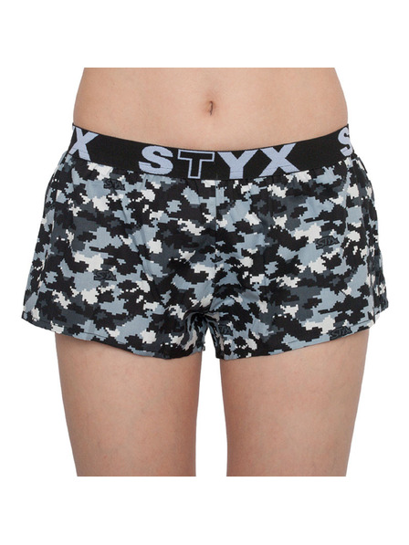 Styx Dámské trenky Styx art sportovní guma maskáč digital