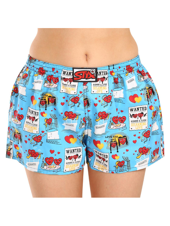 Styx Dámské trenky Styx art klasická guma Valentýn páry