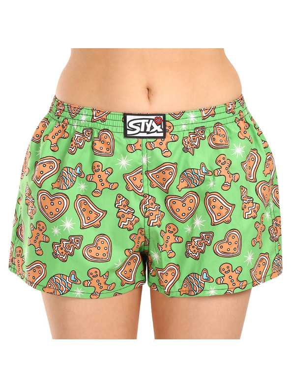 Styx Dámské trenky Styx art klasická guma Vánoce perníčky