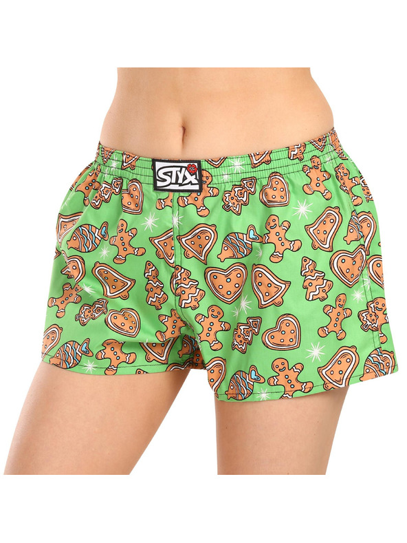 Styx Dámské trenky Styx art klasická guma Vánoce perníčky