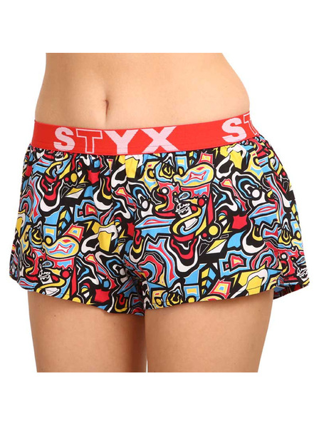 Styx Dámské trenky Styx art sportovní guma skica