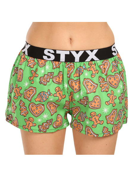 Styx Dámské trenky Styx art sportovní guma Vánoce perníčky