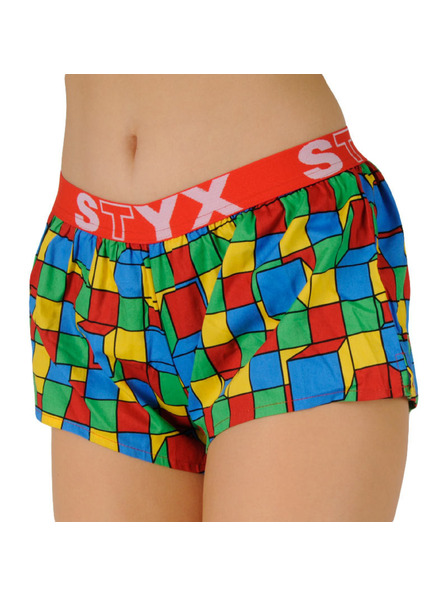 Styx Dámské trenky Styx art sportovní guma kostky