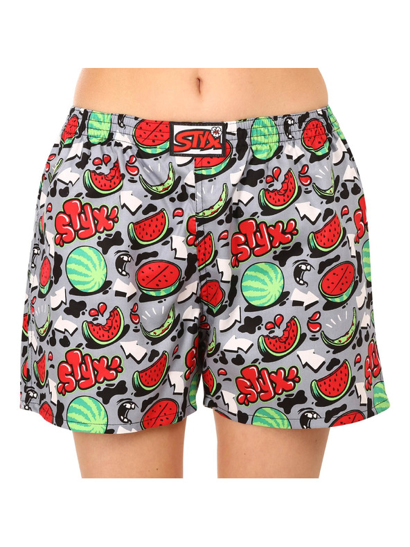 Styx Dámské trenky na spaní Styx melouny