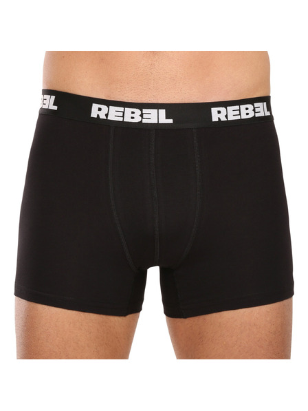 Nedeto Sada tří - pánské boxerky Nedeto Rebel černé