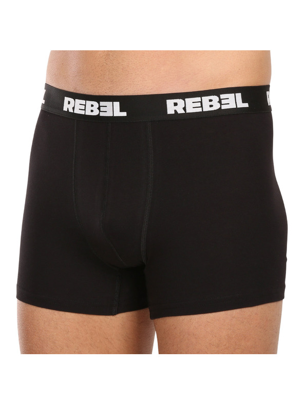 Nedeto Sada tří - pánské boxerky Nedeto Rebel černé