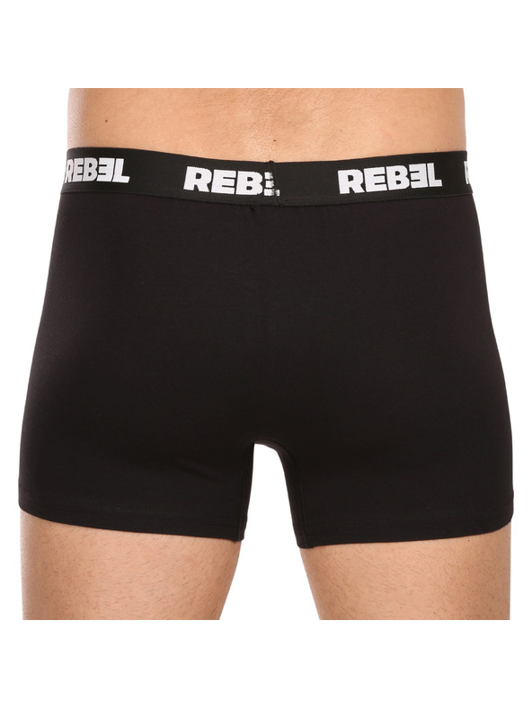 Nedeto Sada tří - pánské boxerky Nedeto Rebel černé