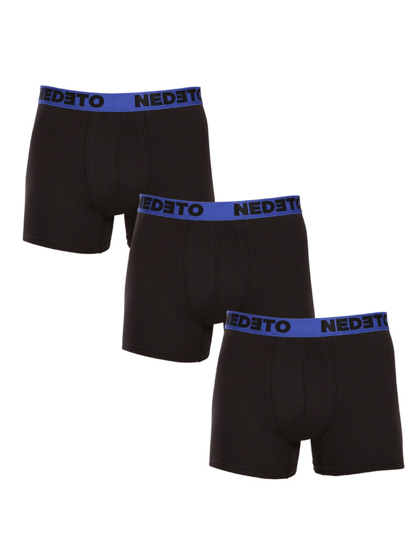 Nedeto Sada tří - pánské boxerky Nedeto černé